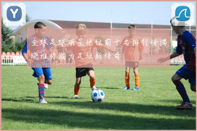 全球足球明星地位前十名排行榜揭晓谁将成为足坛新传奇
