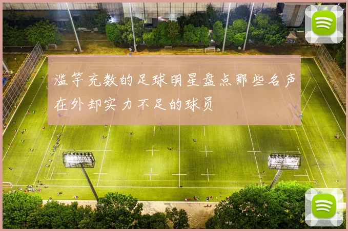 滥竽充数的足球明星盘点那些名声在外却实力不足的球员