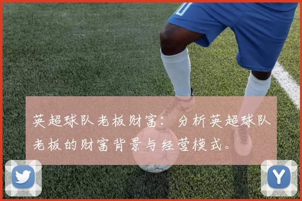 英超球队老板财富：分析英超球队老板的财富背景与经营模式。