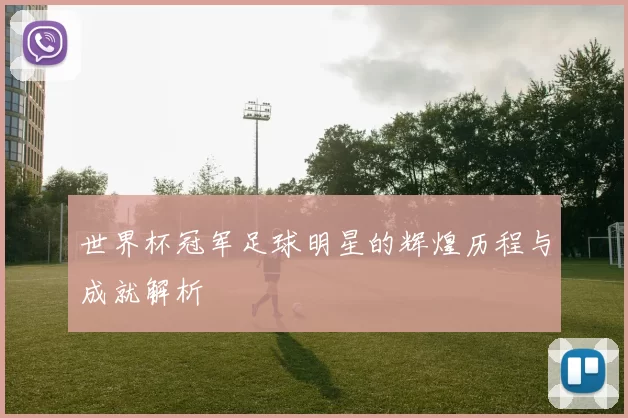 世界杯冠军足球明星的辉煌历程与成就解析