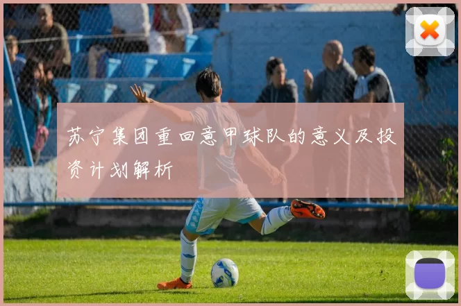 苏宁集团重回意甲球队的意义及投资计划解析