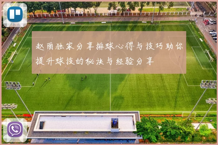 赵丽独家分享排球心得与技巧助你提升球技的秘诀与经验分享